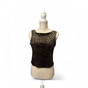 Leopard tank top